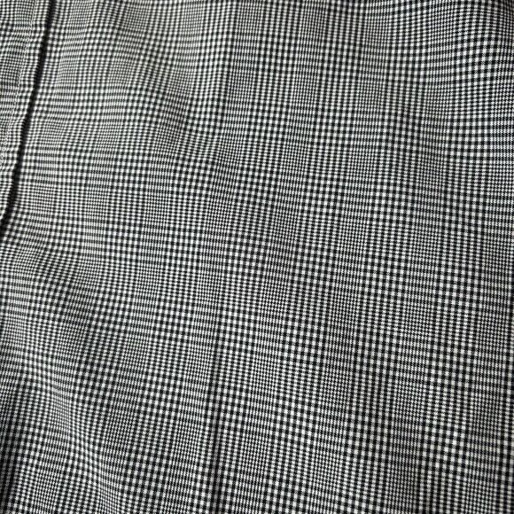 Polo By Ralph Lauren Estate Custom Fit 17.5 44 Plaid Black White Prince Of Wales - Picture 10 of 11